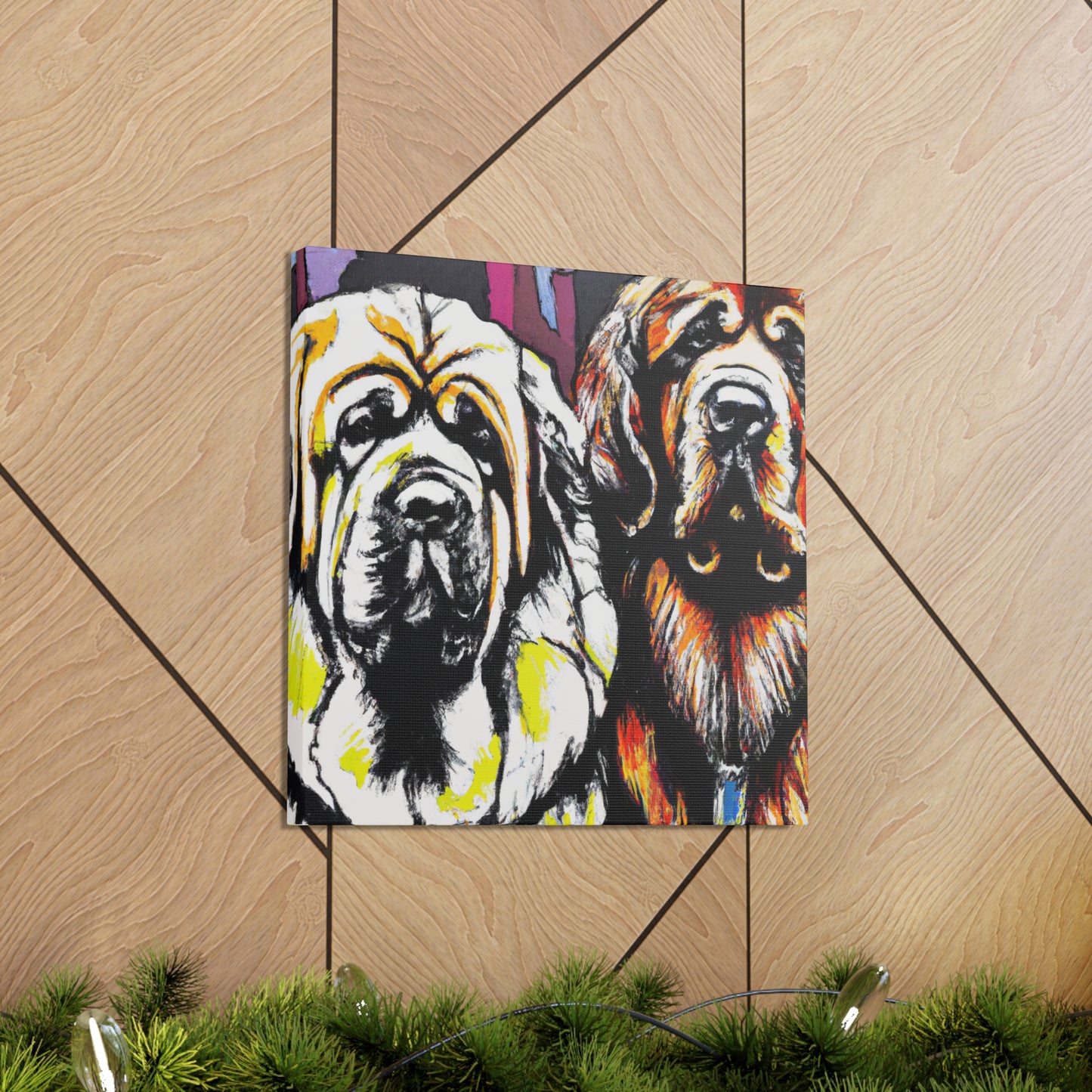 Tibetan Mastiff Portrait - Canvas