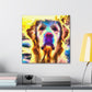 "Retriever's Golden Joy" - Canvas