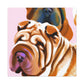 "Shar Pei Expressionism" - Canvas