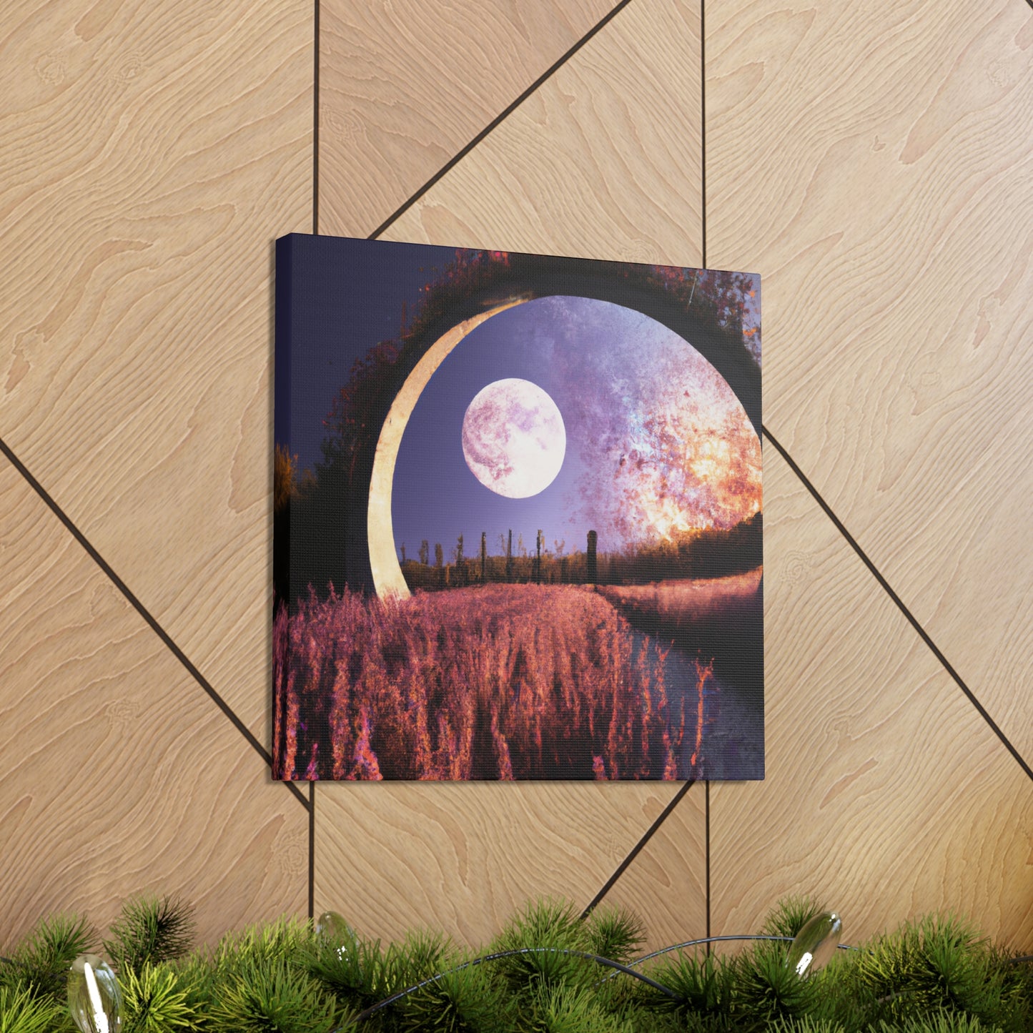 Dreamy Twilight Scene - Canvas