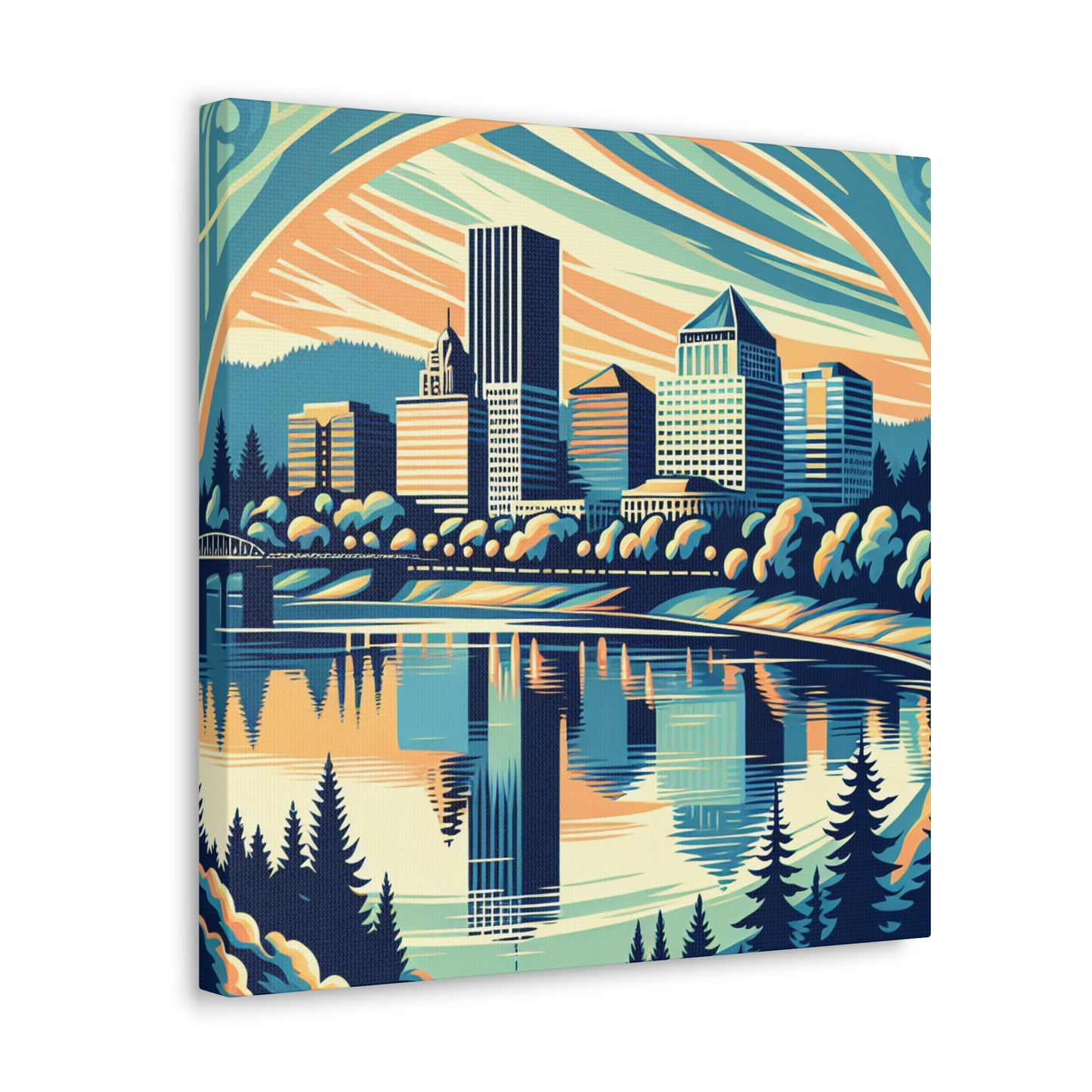 "Enchanting Grace of Portland" - Canvas