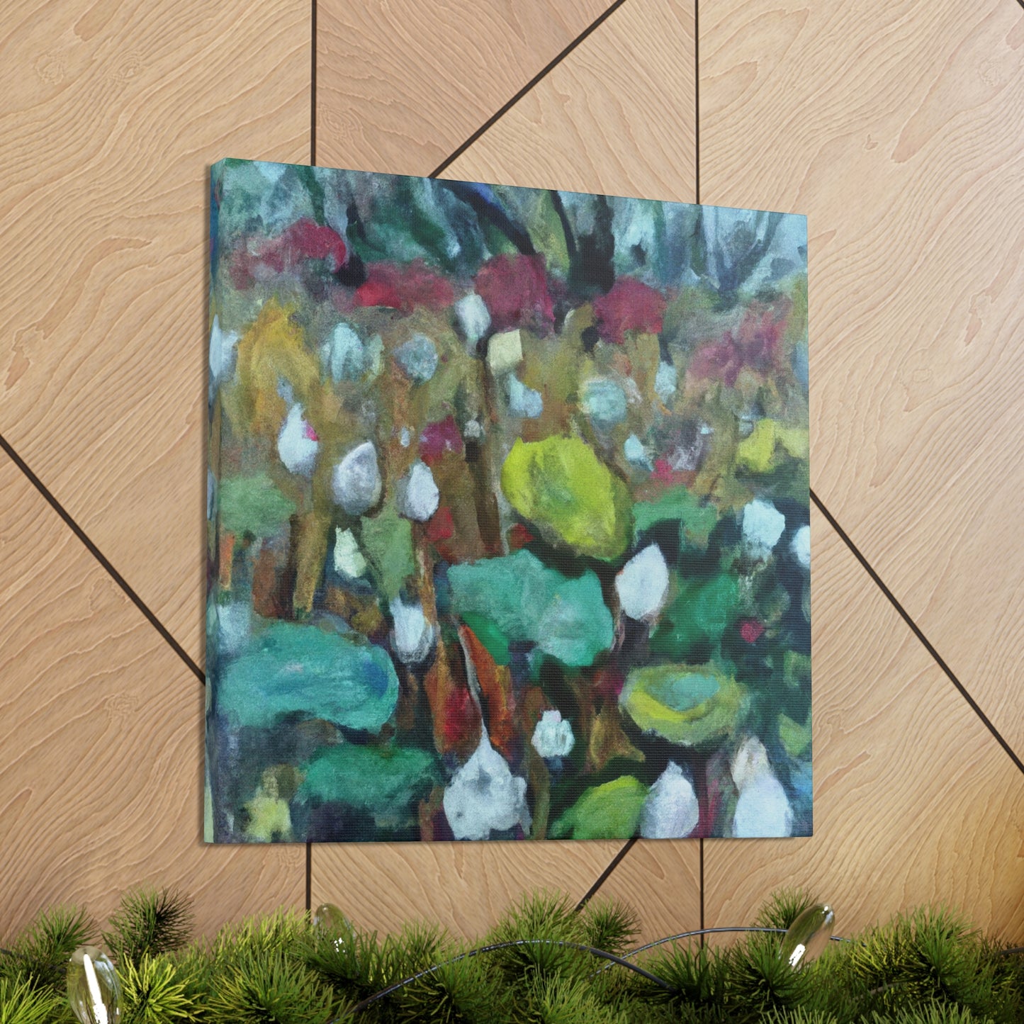 "Lotus in Abstraction" - Canvas