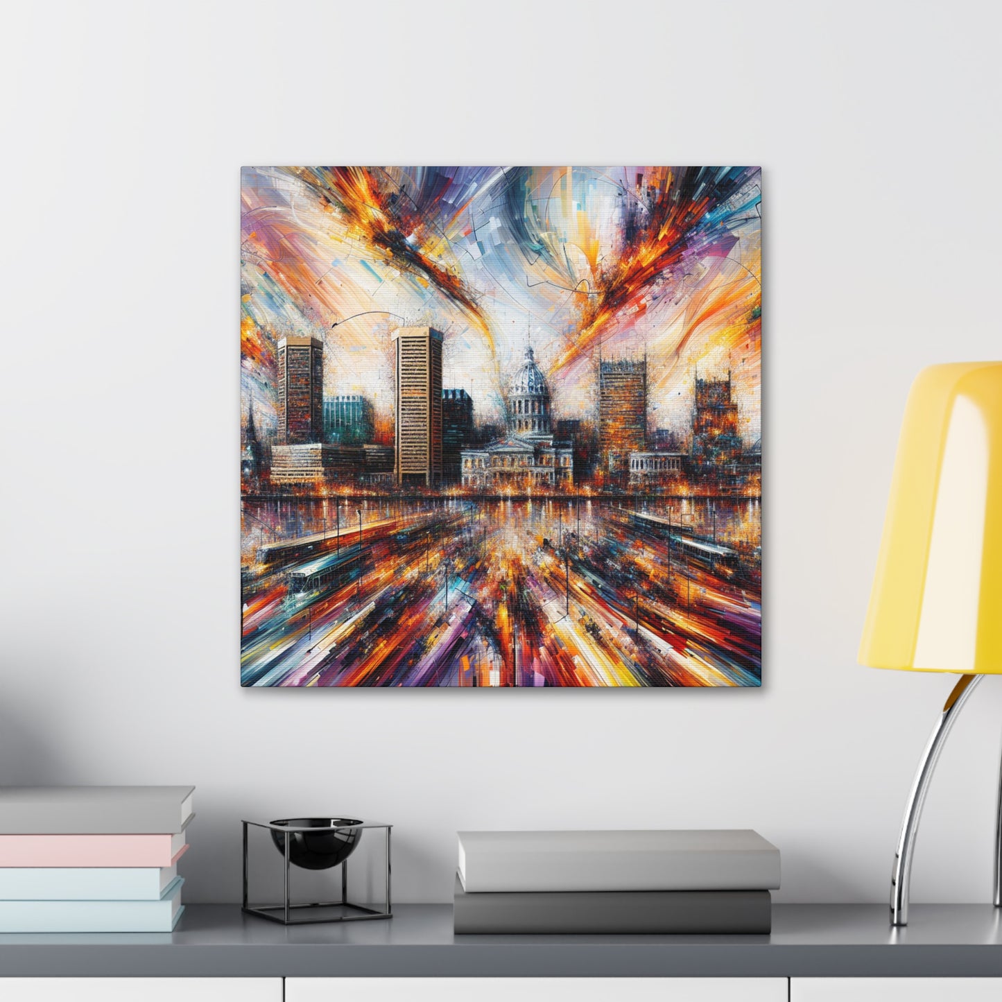 Urban Charm Unveiled - Canvas