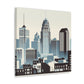 "Serene City: Raleigh Elegance" - Canvas