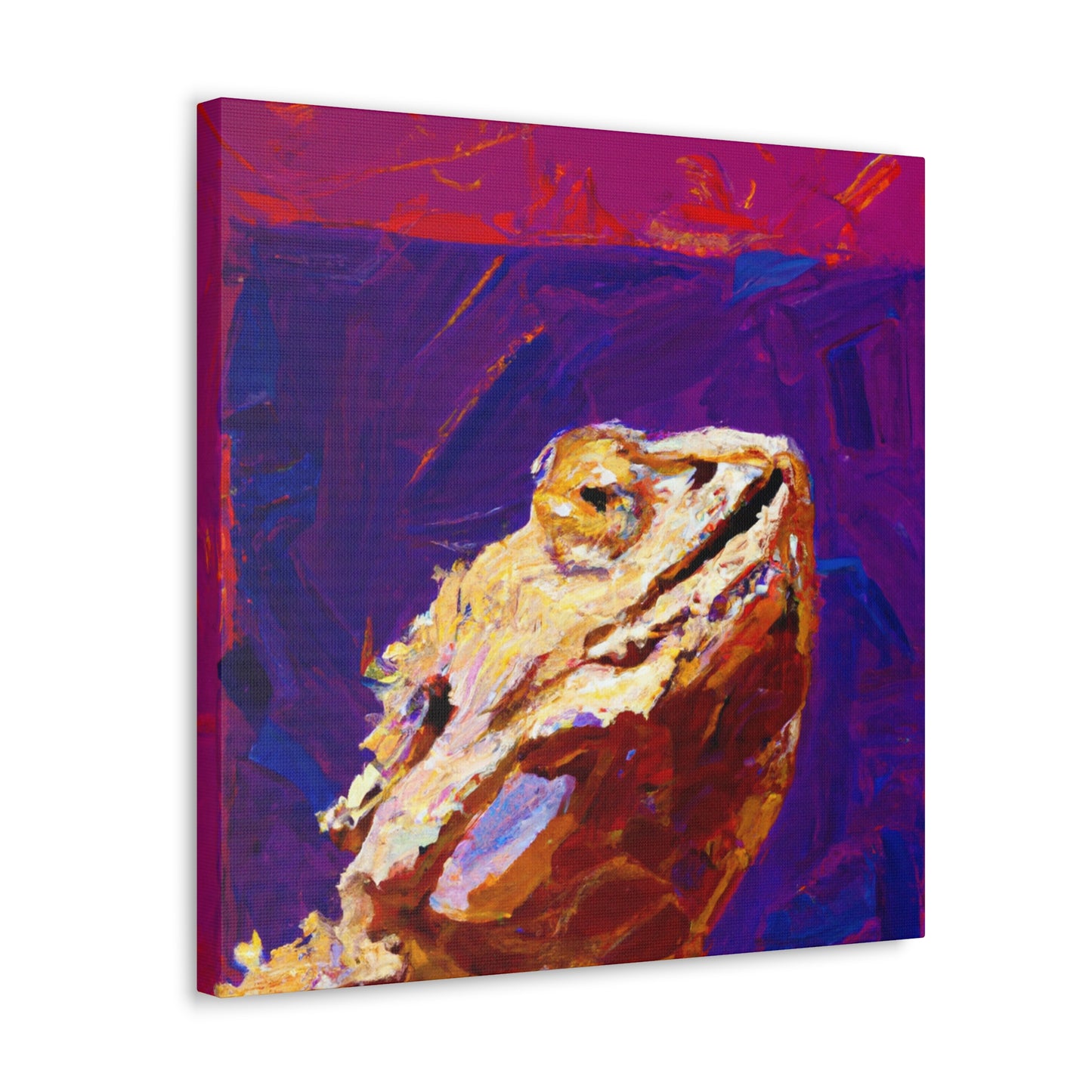 "Bearded Dragon Charm" - Canvas