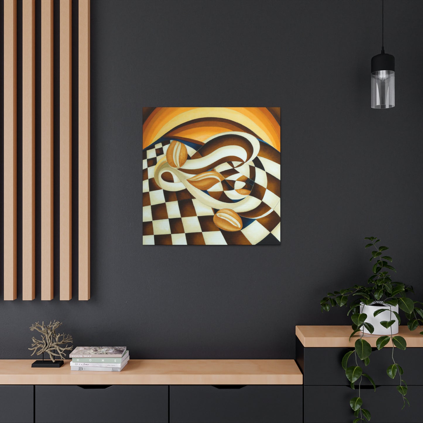 "Coffee: An Art Deco Classic" - Canvas