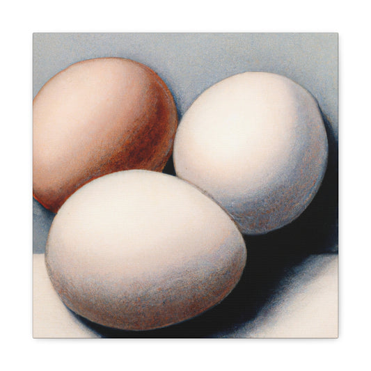 Eggs in Hyperrealism - Canvas