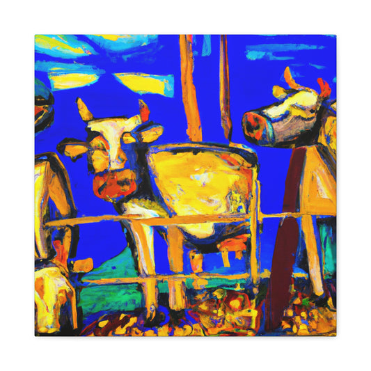 "Cow of Emotional Splendor" - Canvas