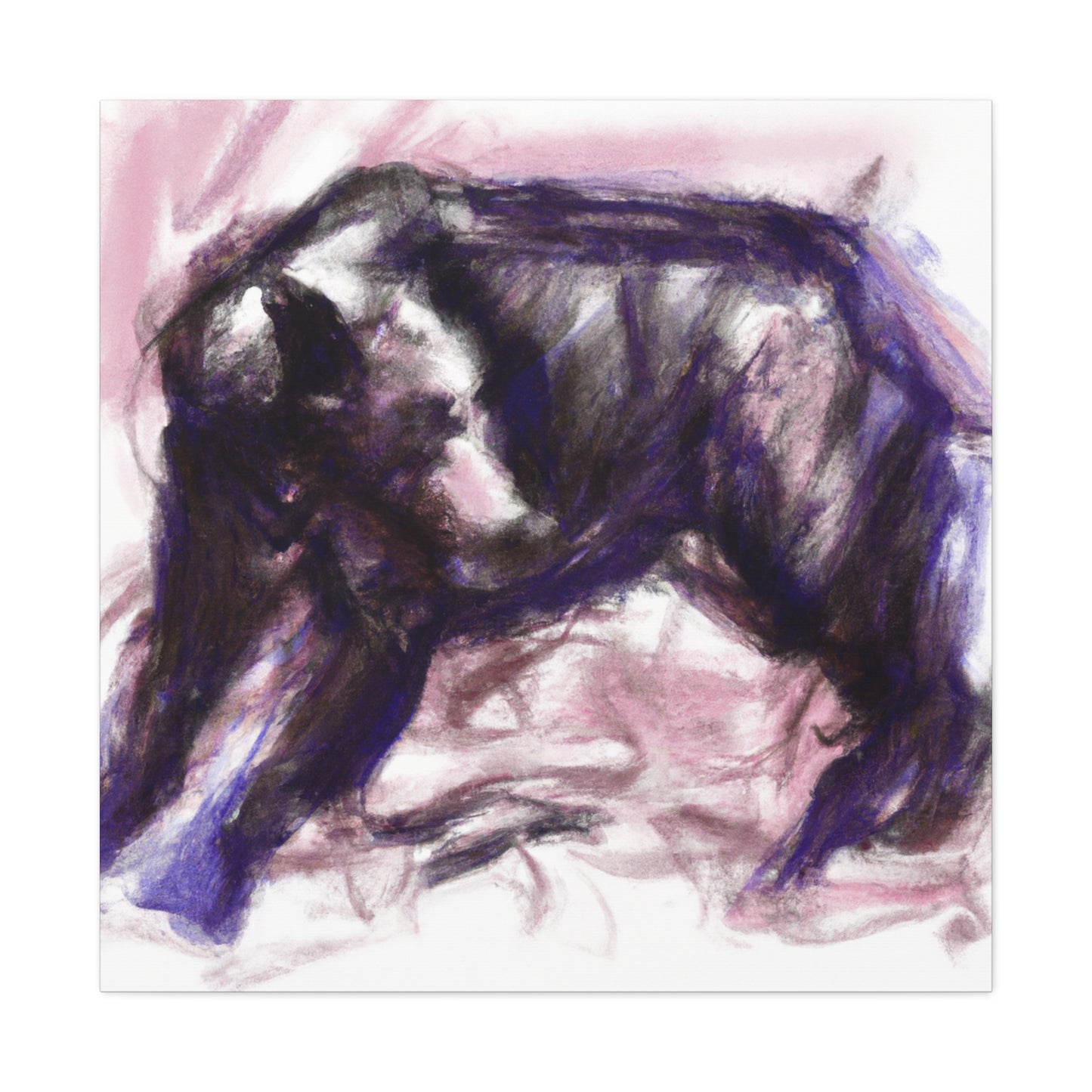 "Bear in Impressionism" - Canvas