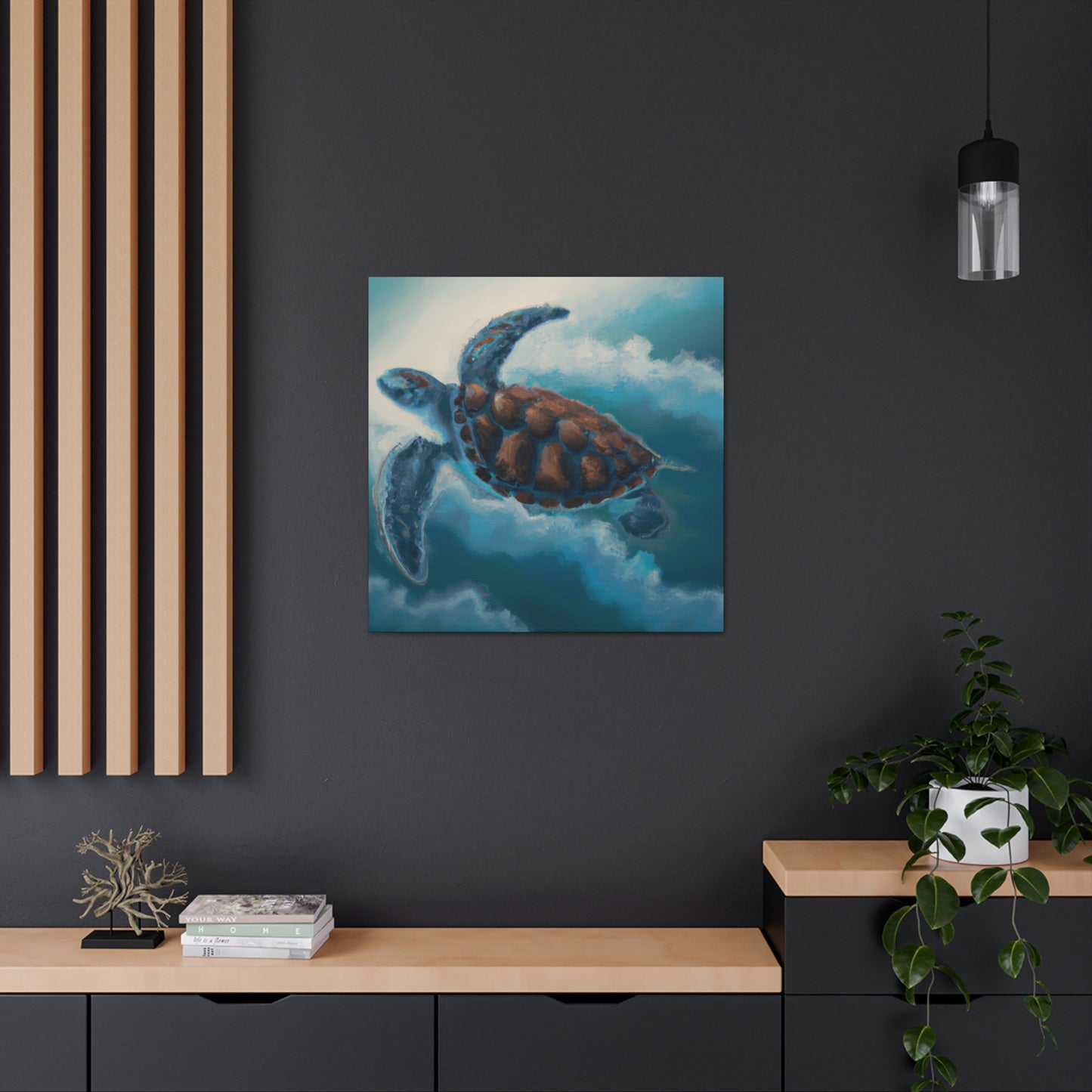 "Sea Turtle Affirmation" - Canvas