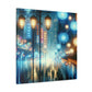 "Urban Lightscape's Enigma" - Canvas