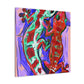 Gecko's Dreamscape-Expressionism - Canvas