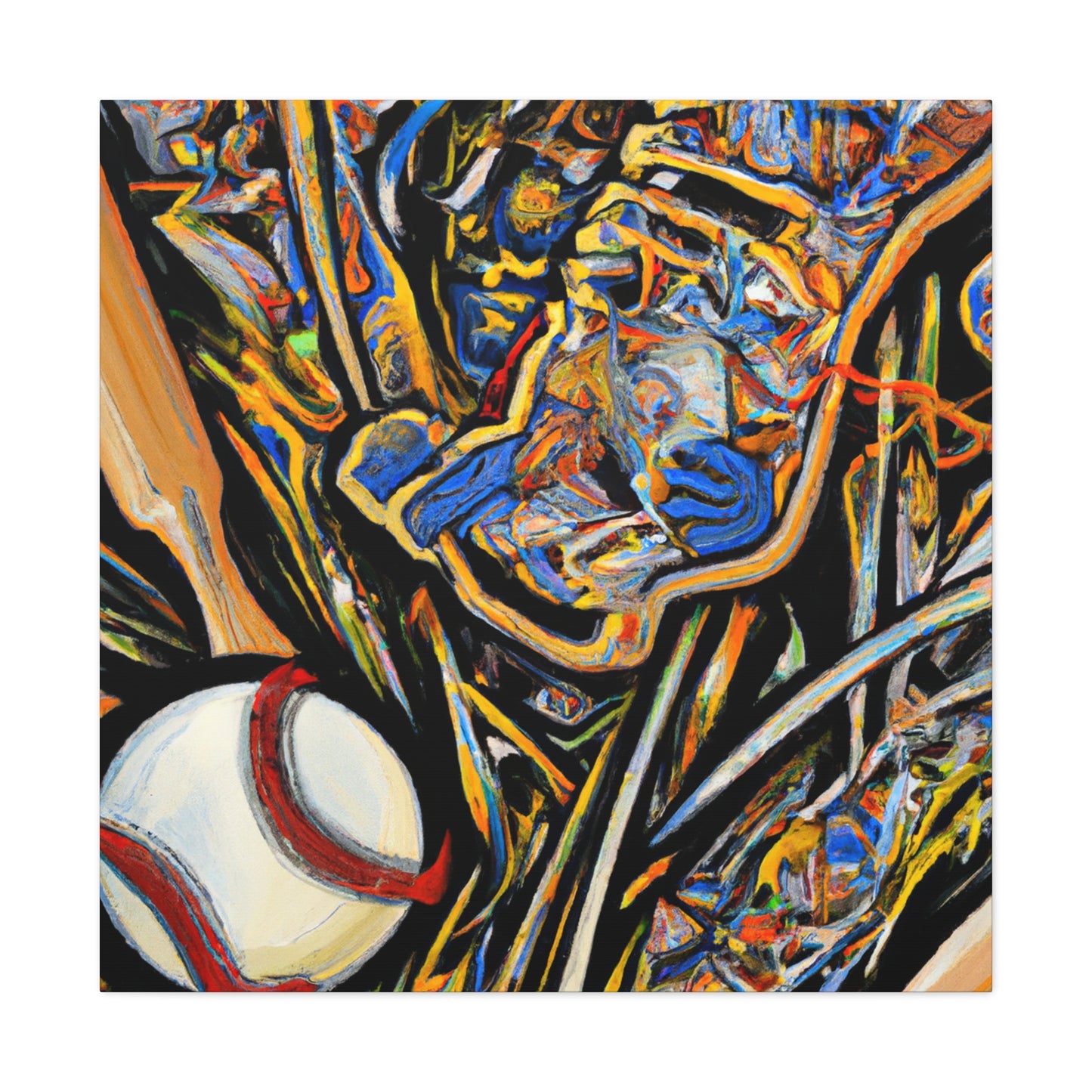 "Baseball in a Dream" - Canvas