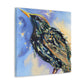 "European Starling Portrait" - Canvas