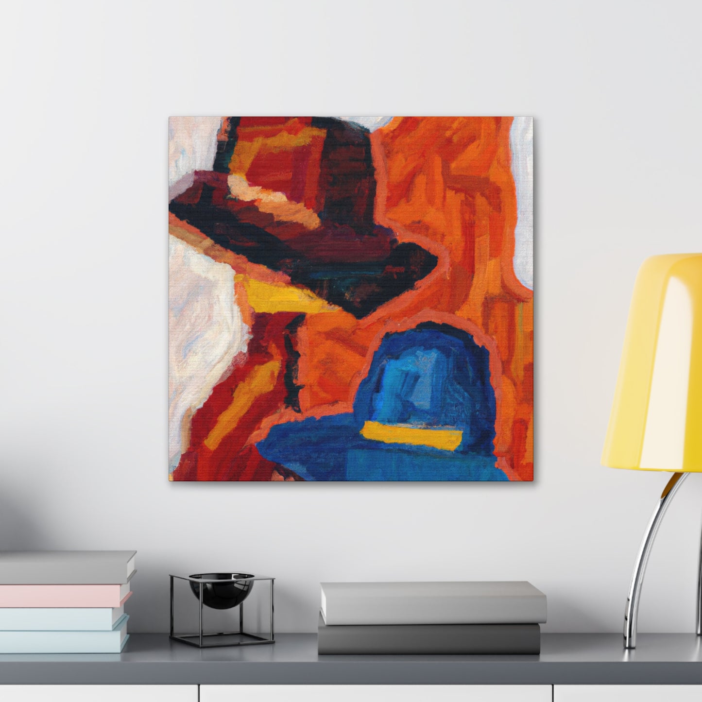 Cowboy Hat Sunset Glow - Canvas