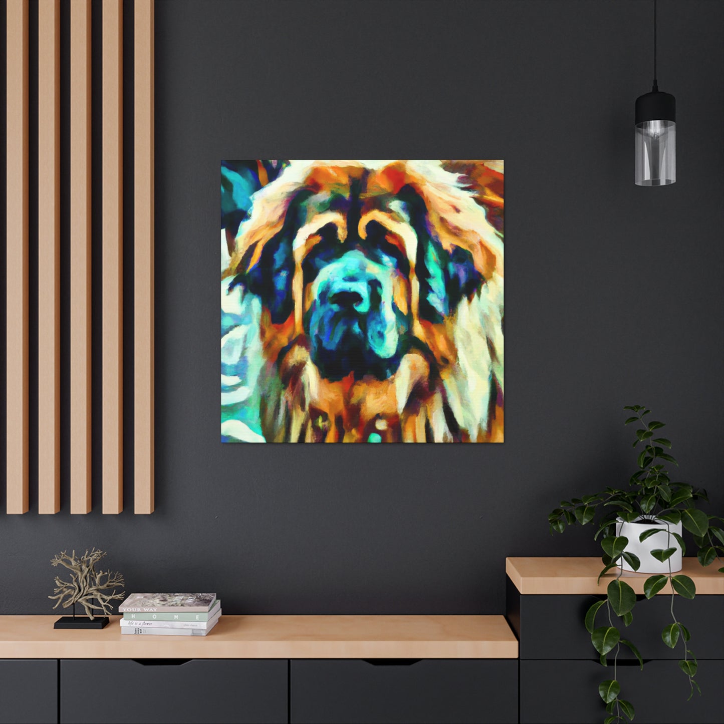 The Tibetan Guardian Dog - Canvas