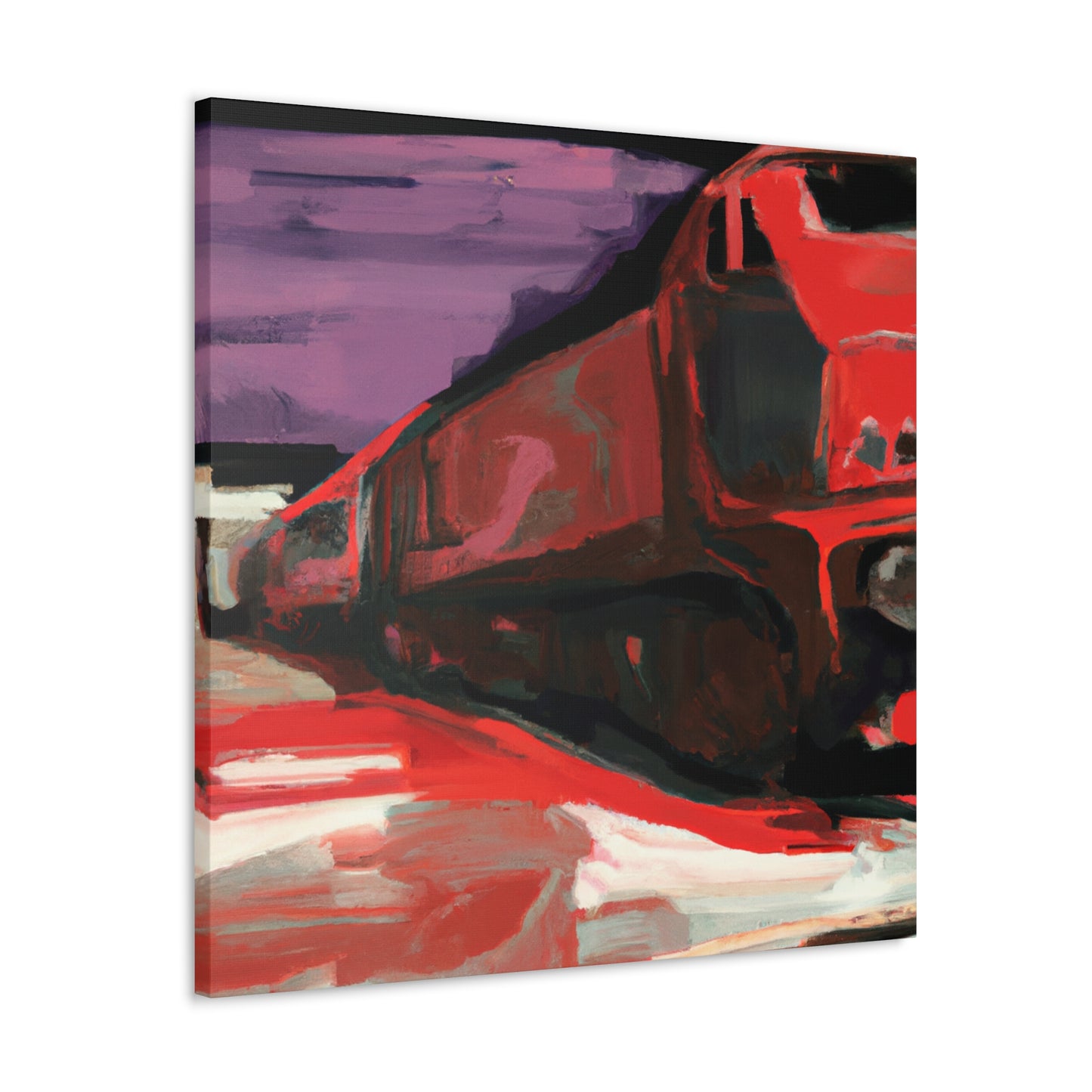 "Train of Abstract Thought" - Canvas