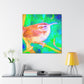 "Carolina Wren Impressionism" - Canvas