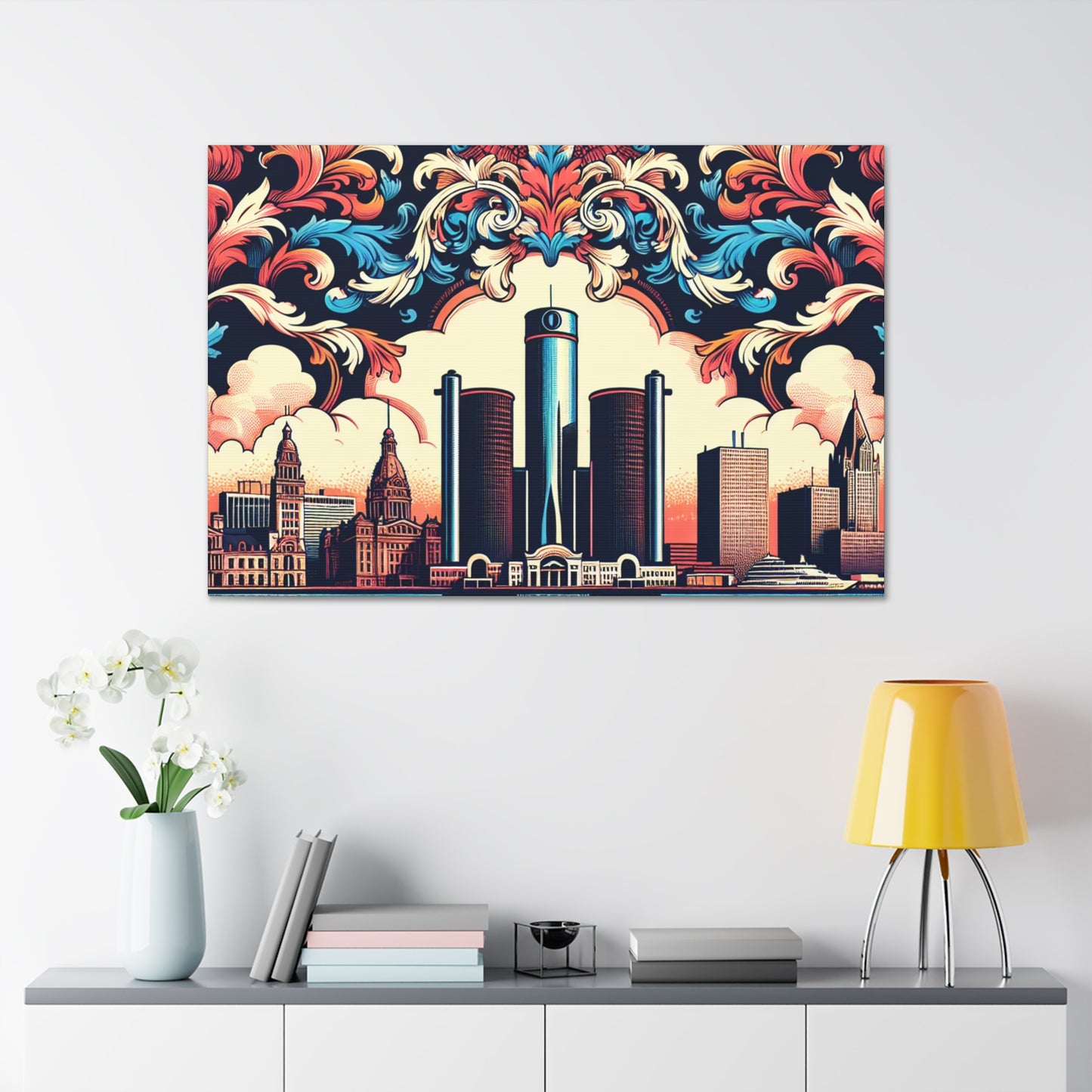 "Enchanting Detroit Reverie" - Canvas