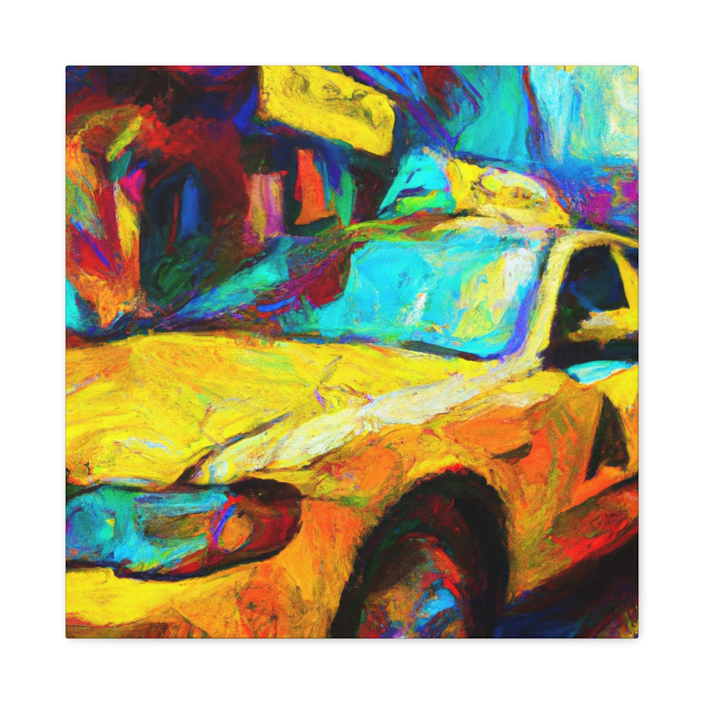 Riding the Taxicab - Canvas