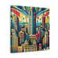 "Urban Splendor: Roaring Indianapolis" - Canvas