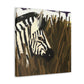 "Zebra in Transition Space" - Canvas