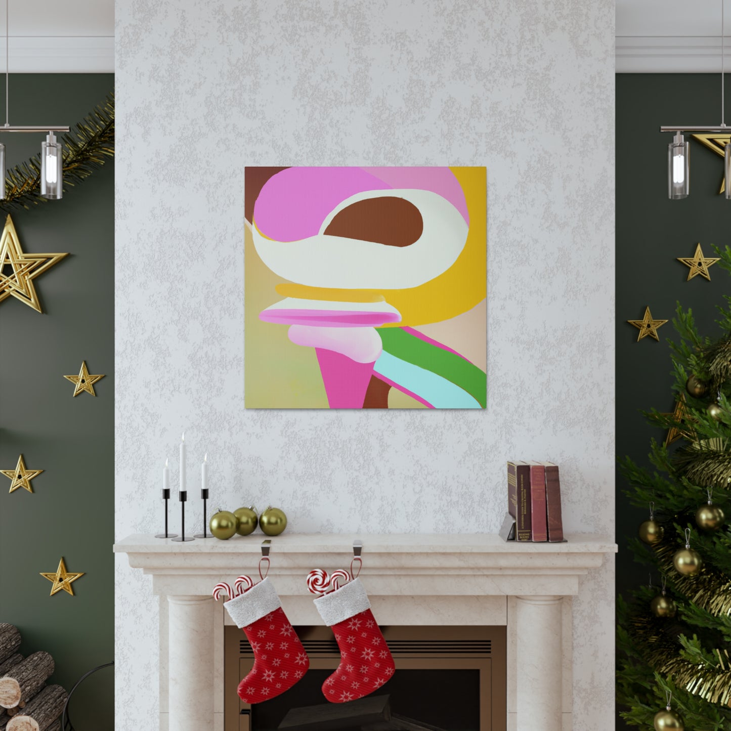 Ice Cream Delight - Canvas