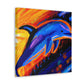 Dolphin in Fauvism - Canvas