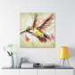 "Hummingbird in Flight" - Canvas