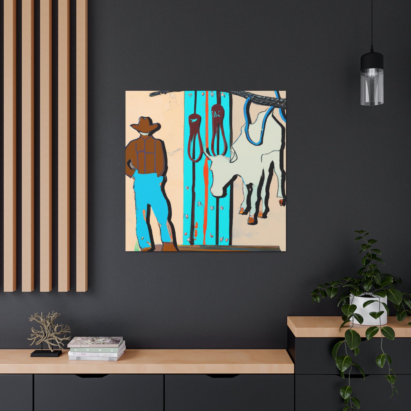 Hitching Post Majesty - Canvas