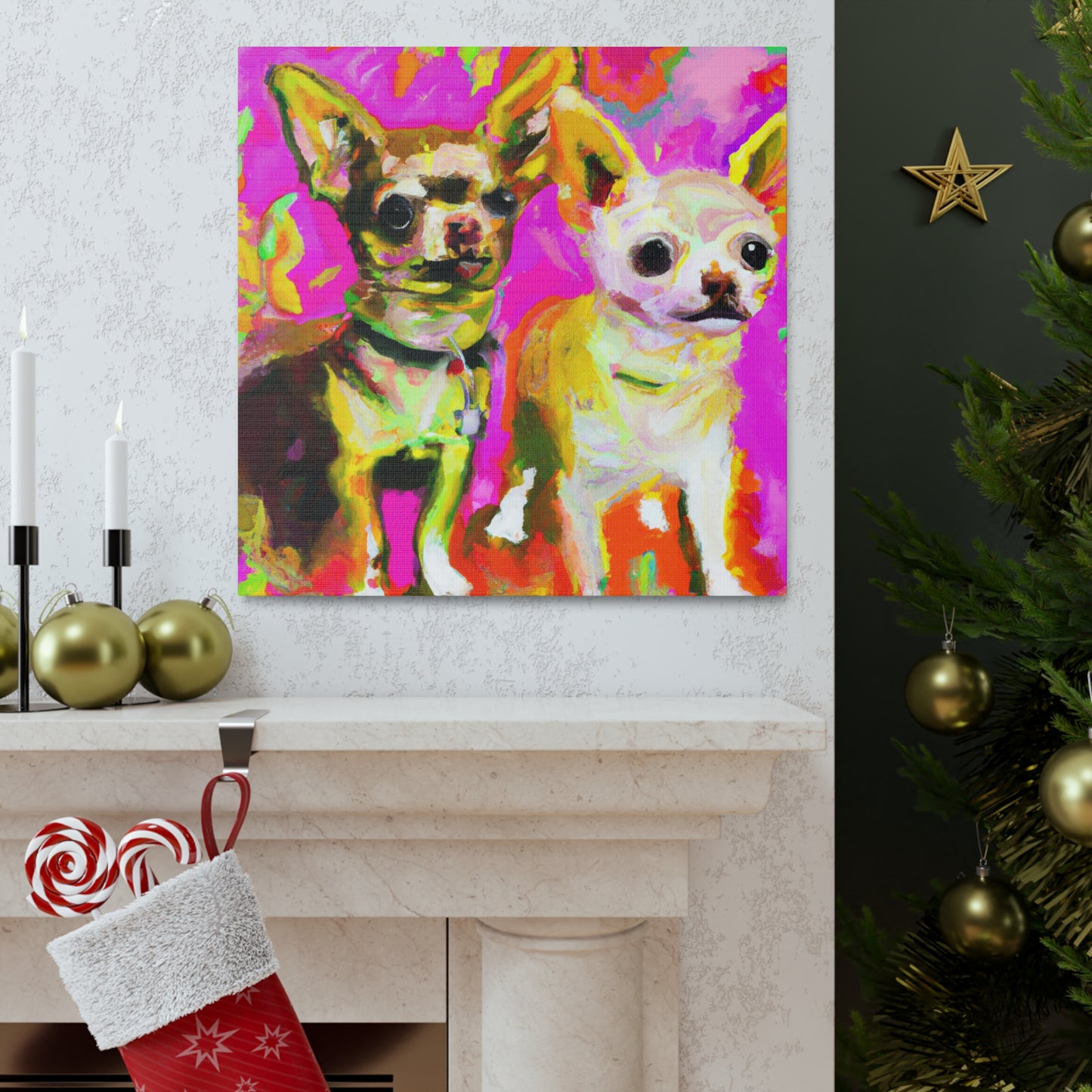 Chihuahua Impressionism - Canvas