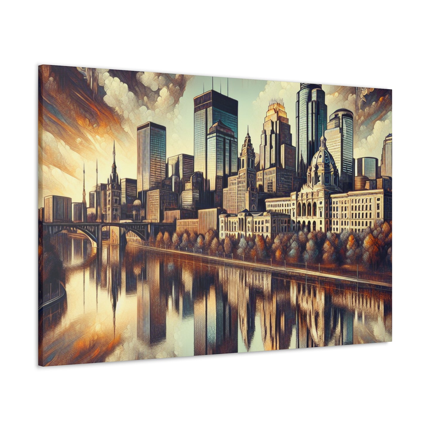 "Majestic Minneapolis Splendor" - Canvas