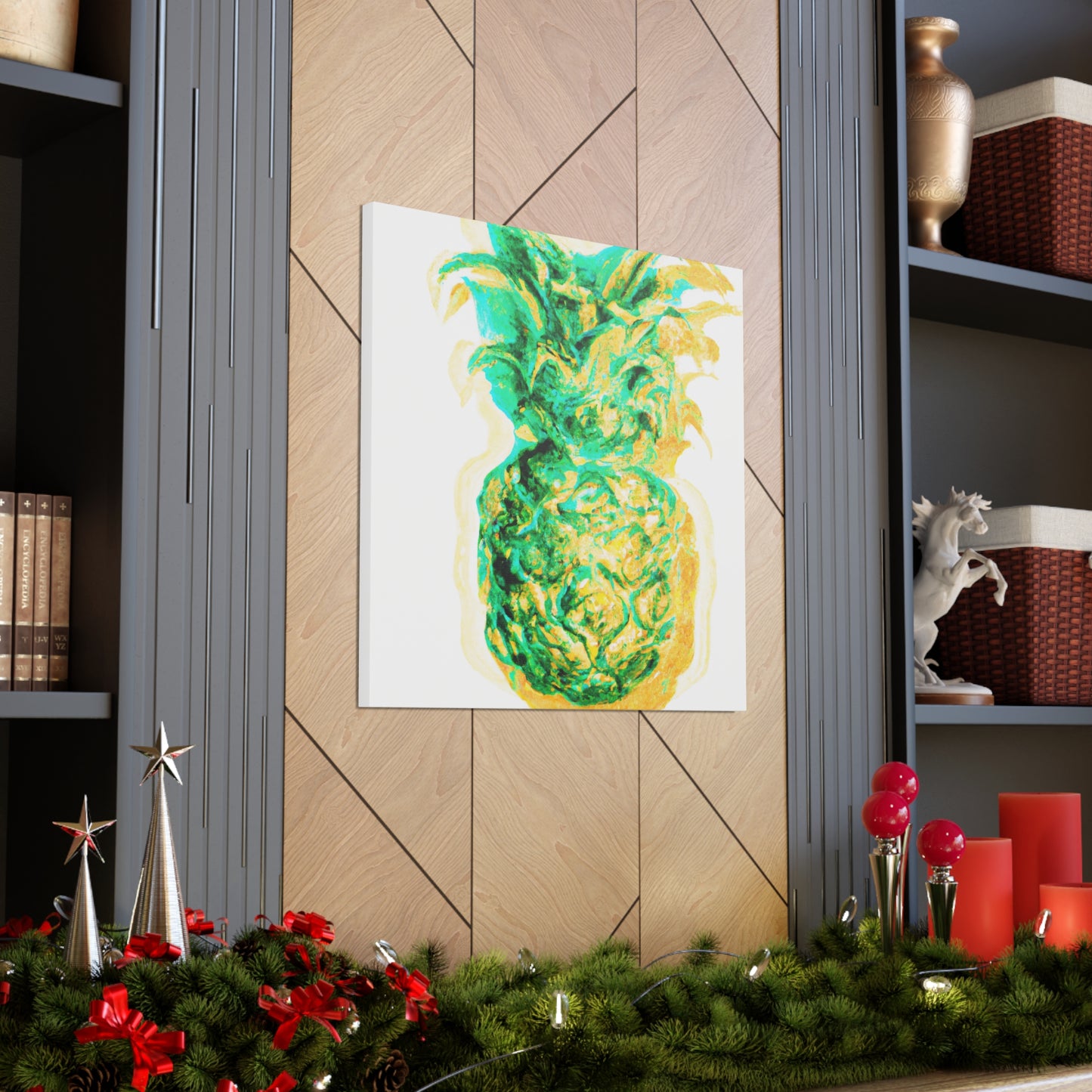 Pineapple in Rococo - Canvas