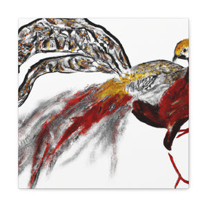 Golden Pheasant Glory - Canvas