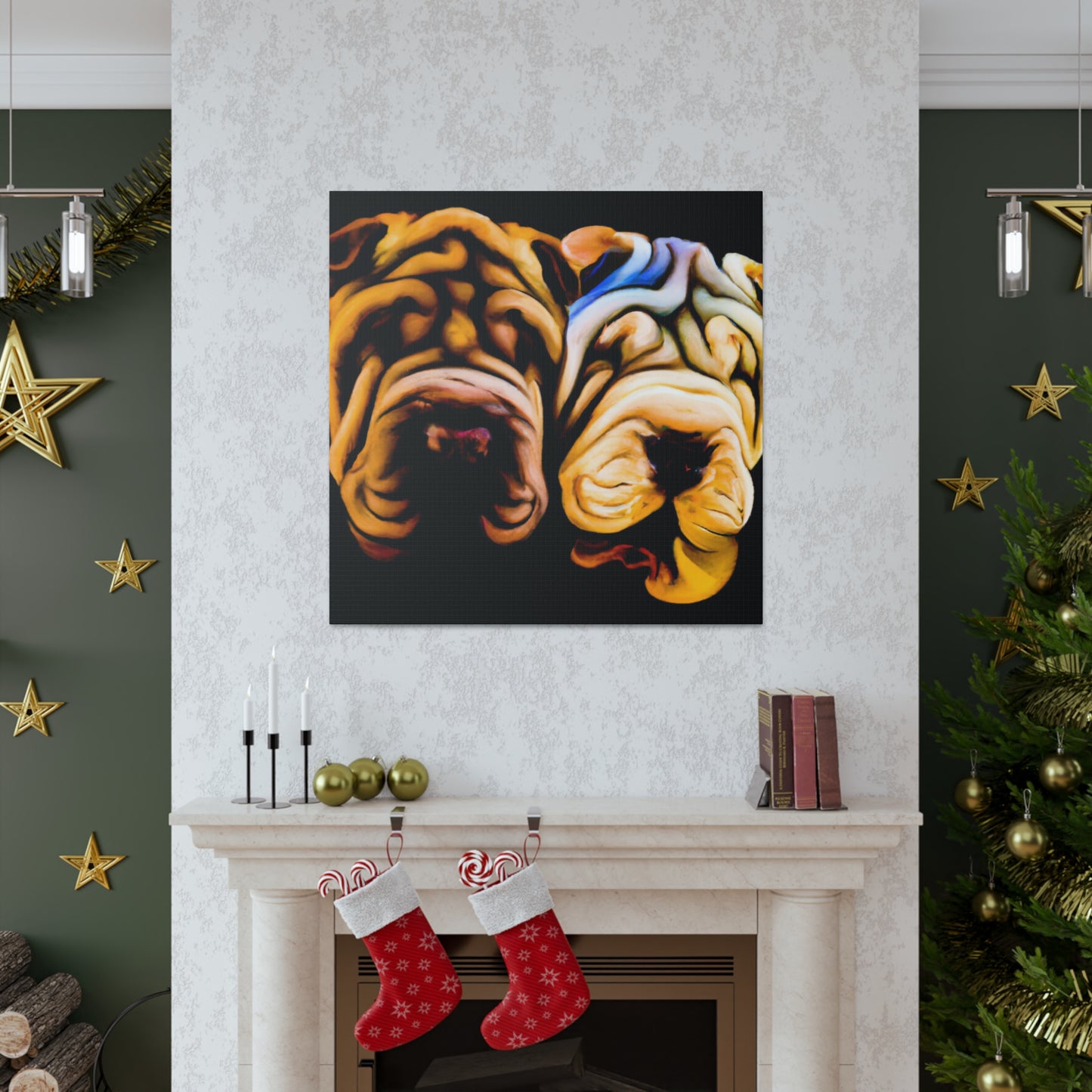 Shar Pei Serenade - Canvas