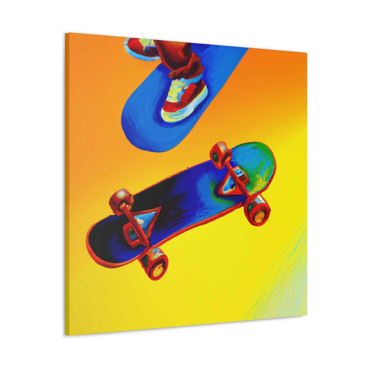 Skateboarding Hyperrealism - Canvas