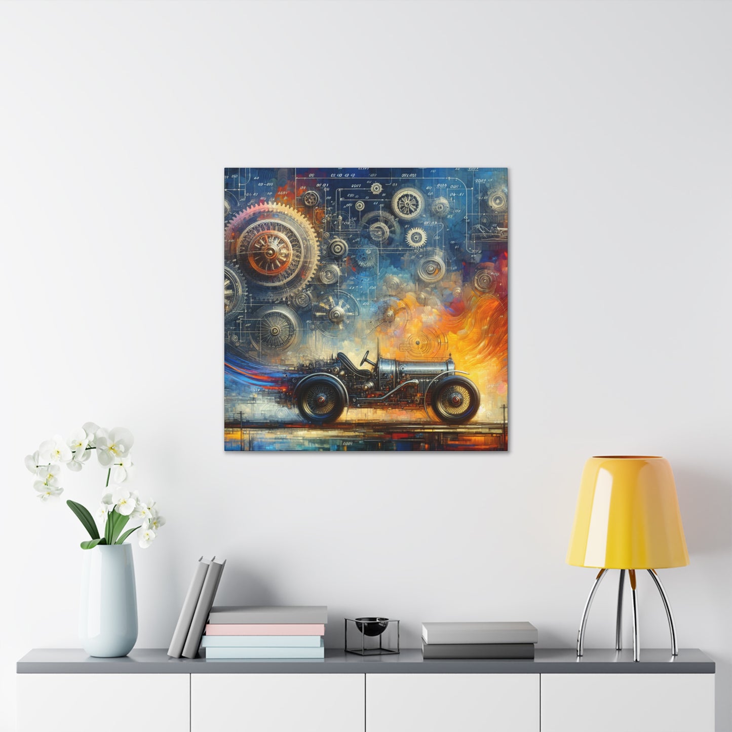 Auto Inventor's Abstract Journey - Canvas