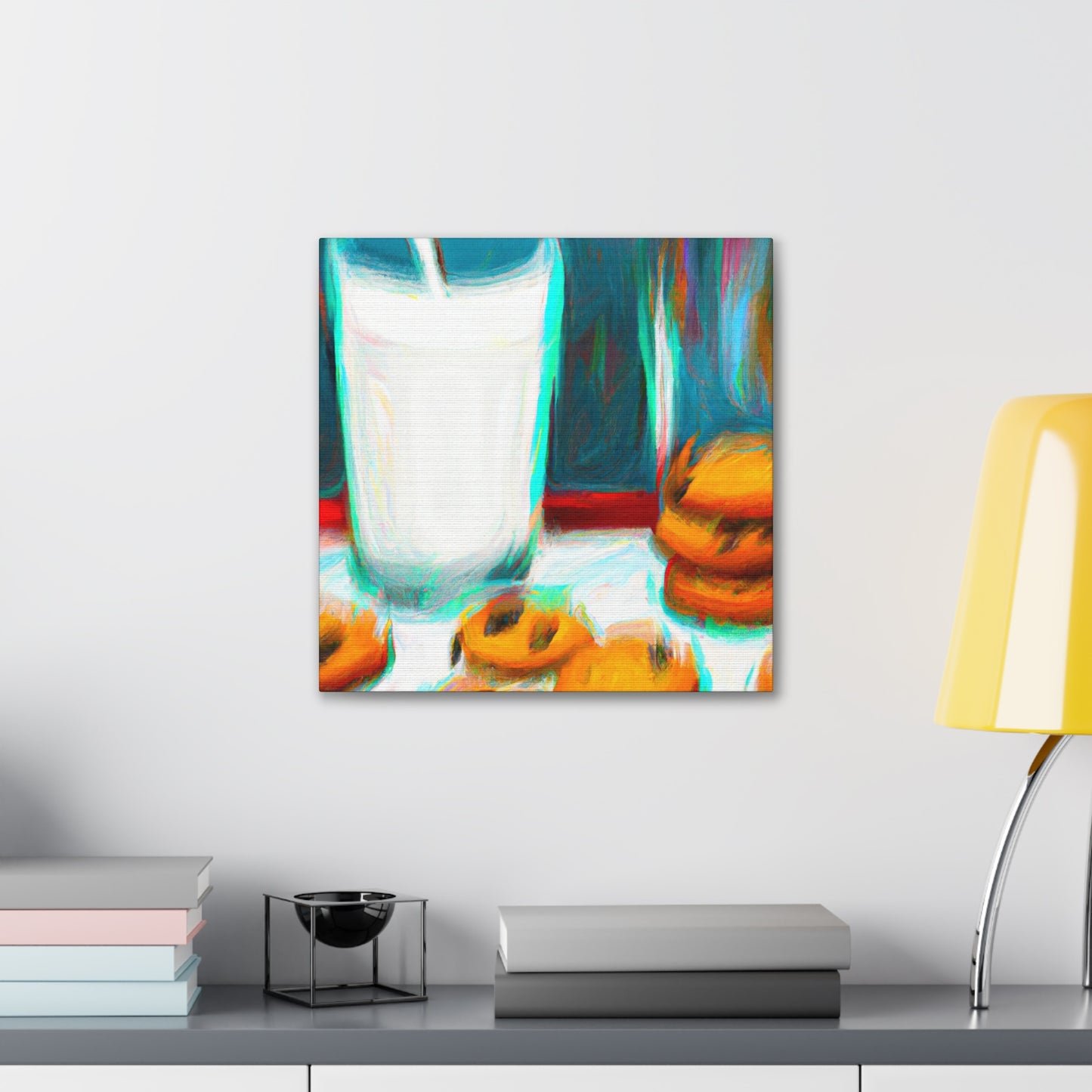 Milk and Cookie Treat - Canvas