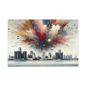 Urban Tranquility Unveiled - Canvas