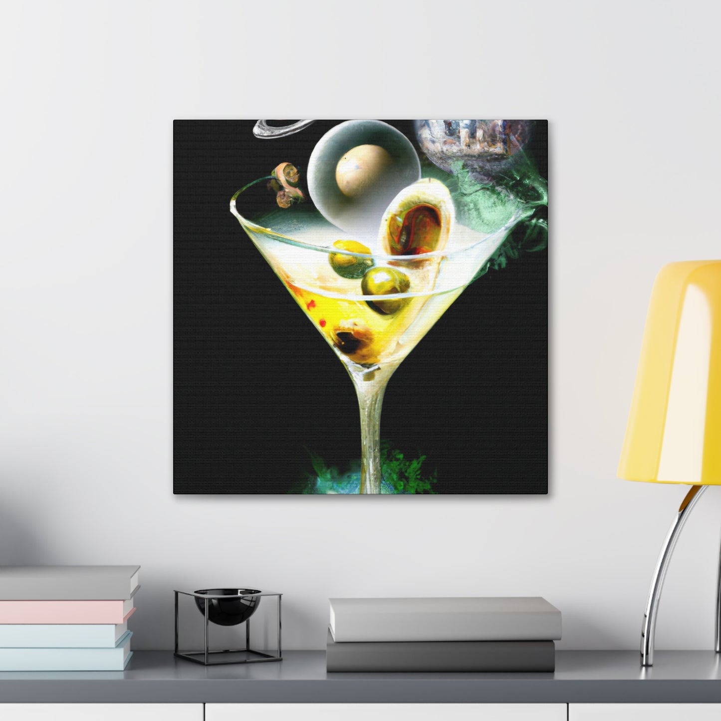 Martini in Renaissance Snow - Canvas