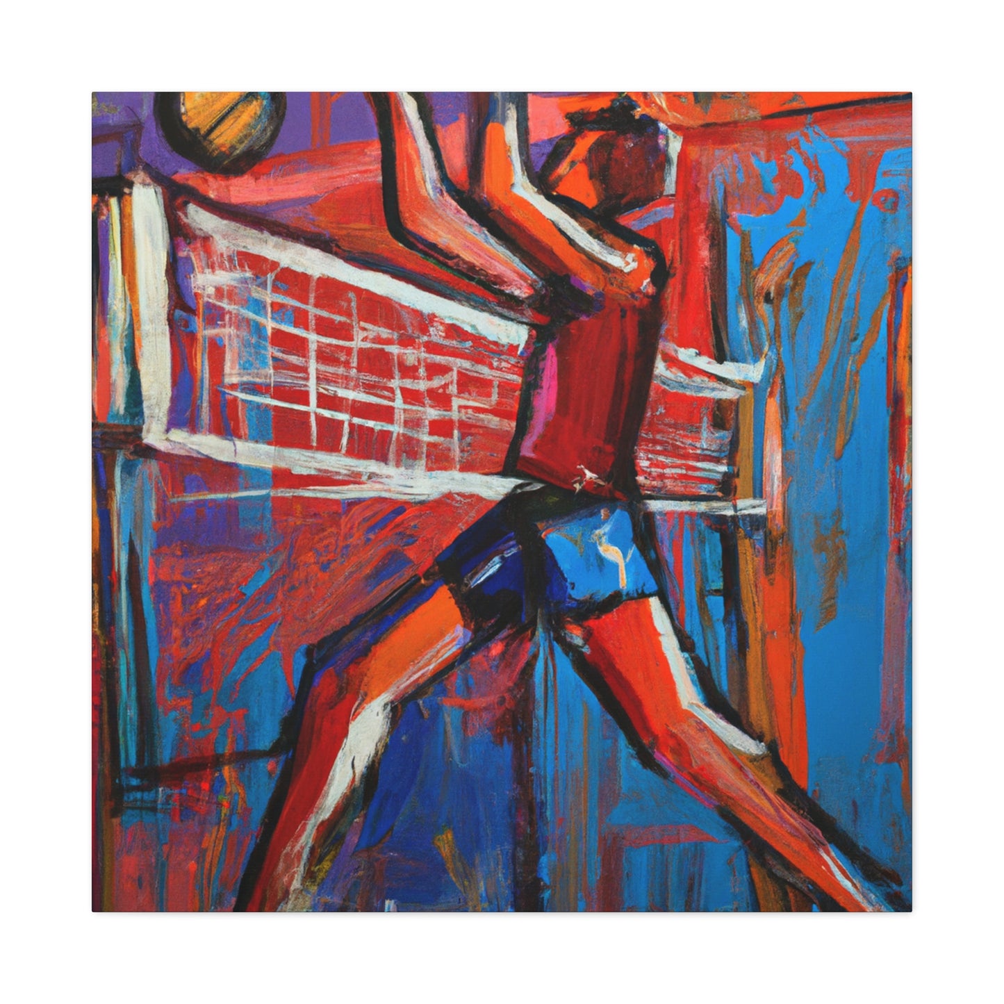 Volleyball in the City - Canvas