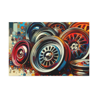 Chrome Symphony Hubcaps - Canvas