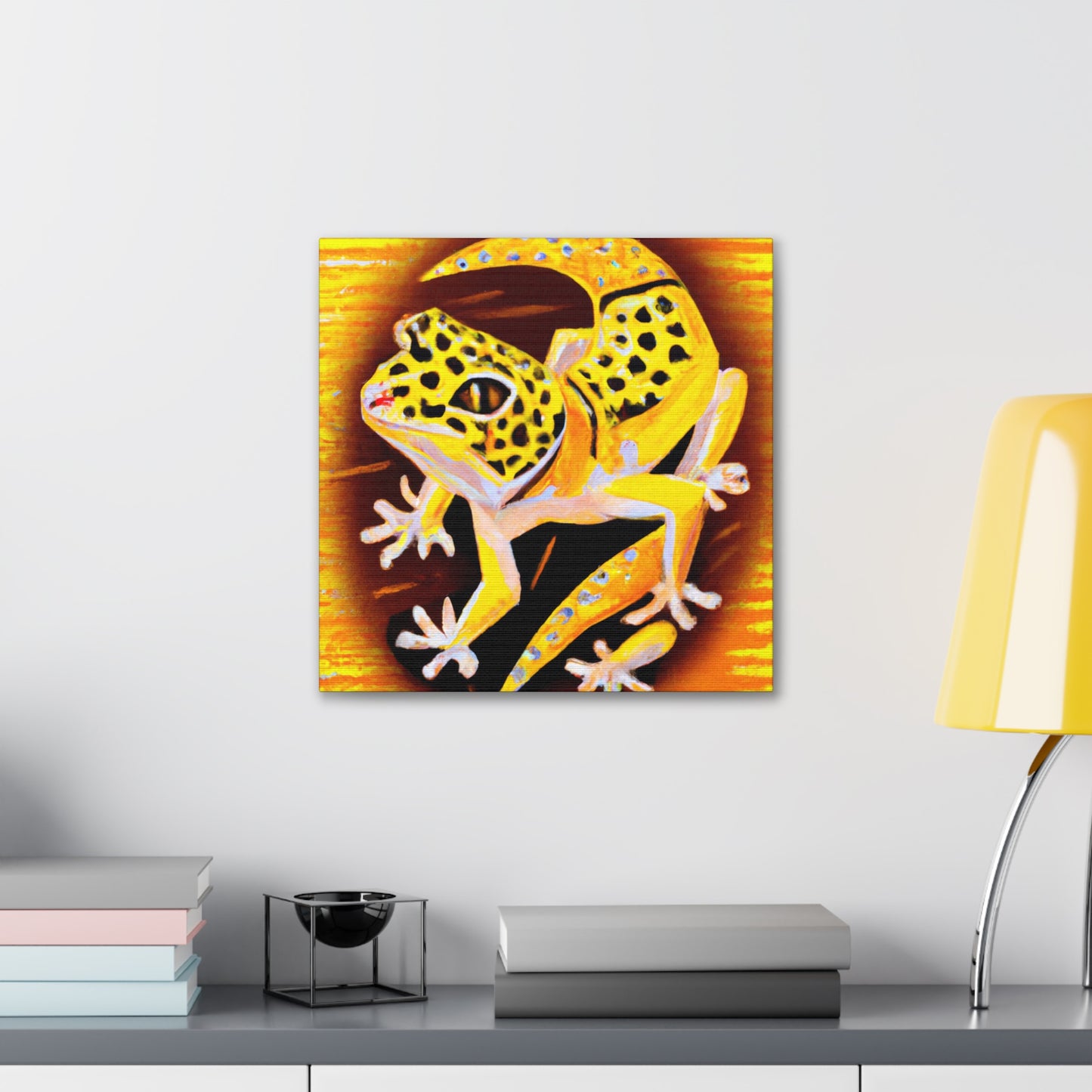 Leopard Gecko Deco. - Canvas