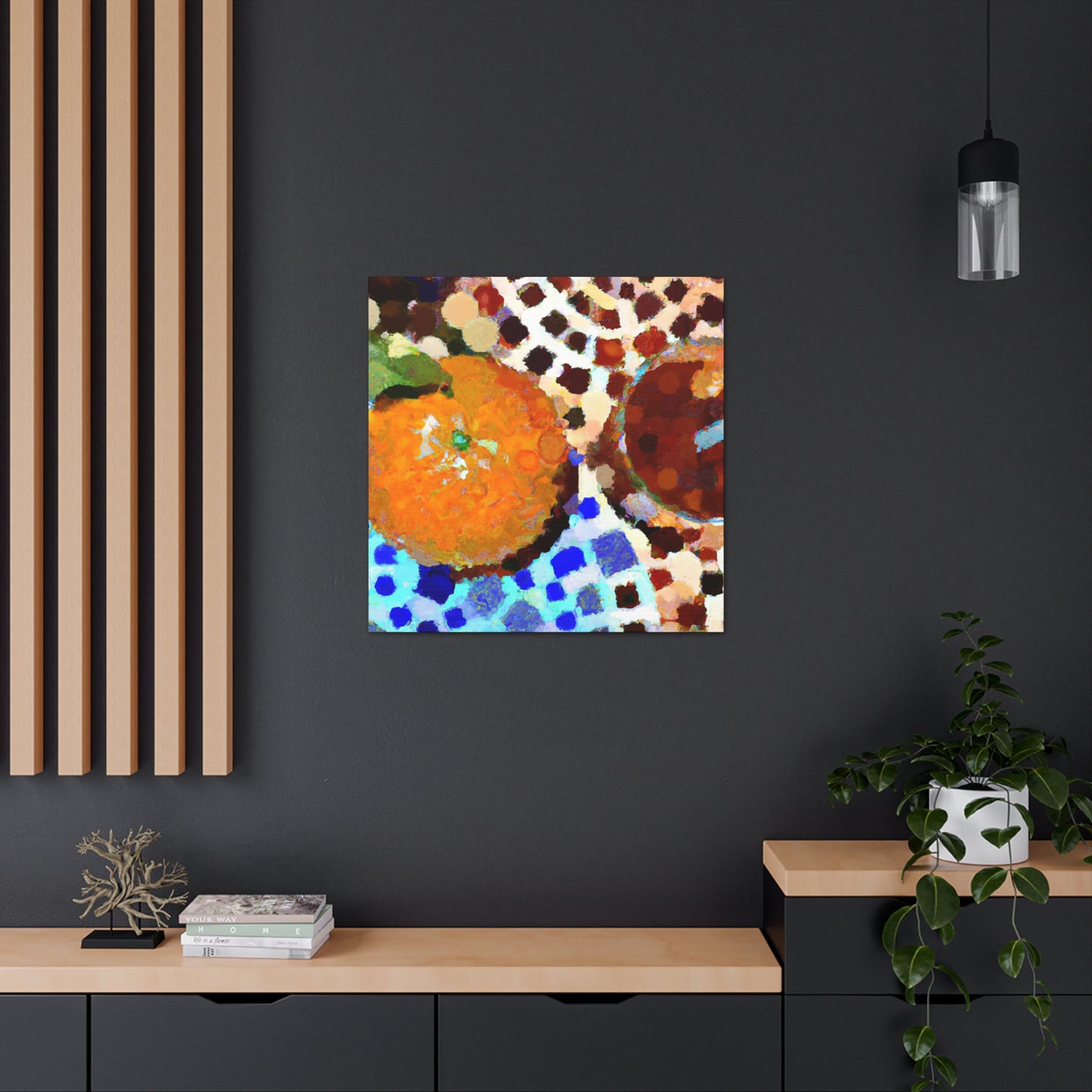 "Orange Slice of Nature" - Canvas