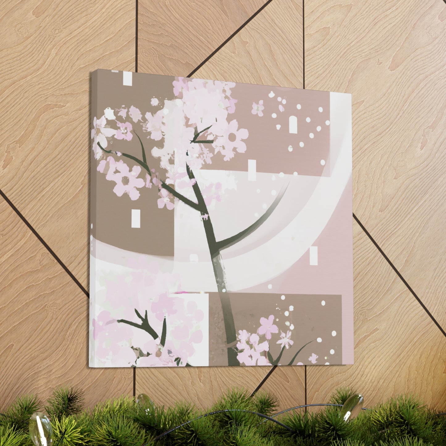 "Cherry Blossom Dreamscape" - Canvas