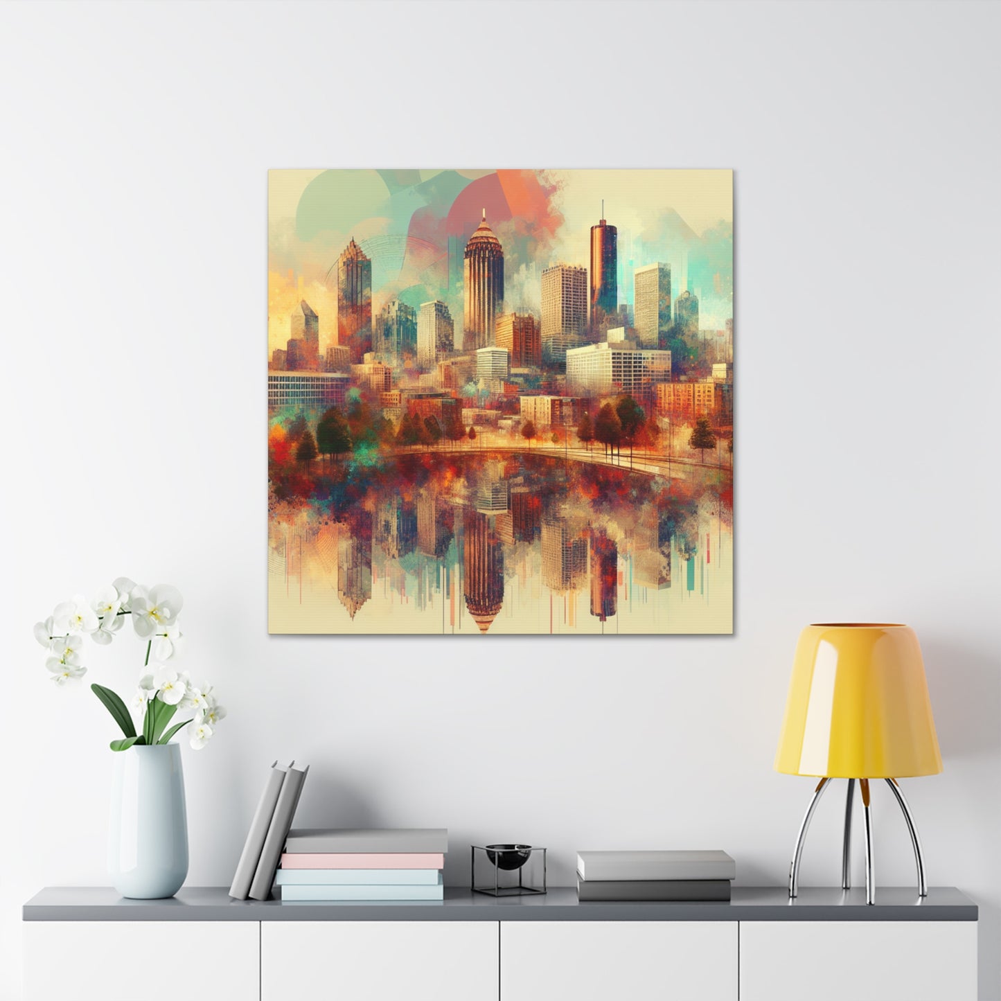 "Southern Skylines Unveiled" - Canvas