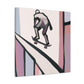 Skateboarding Expressionism - Canvas