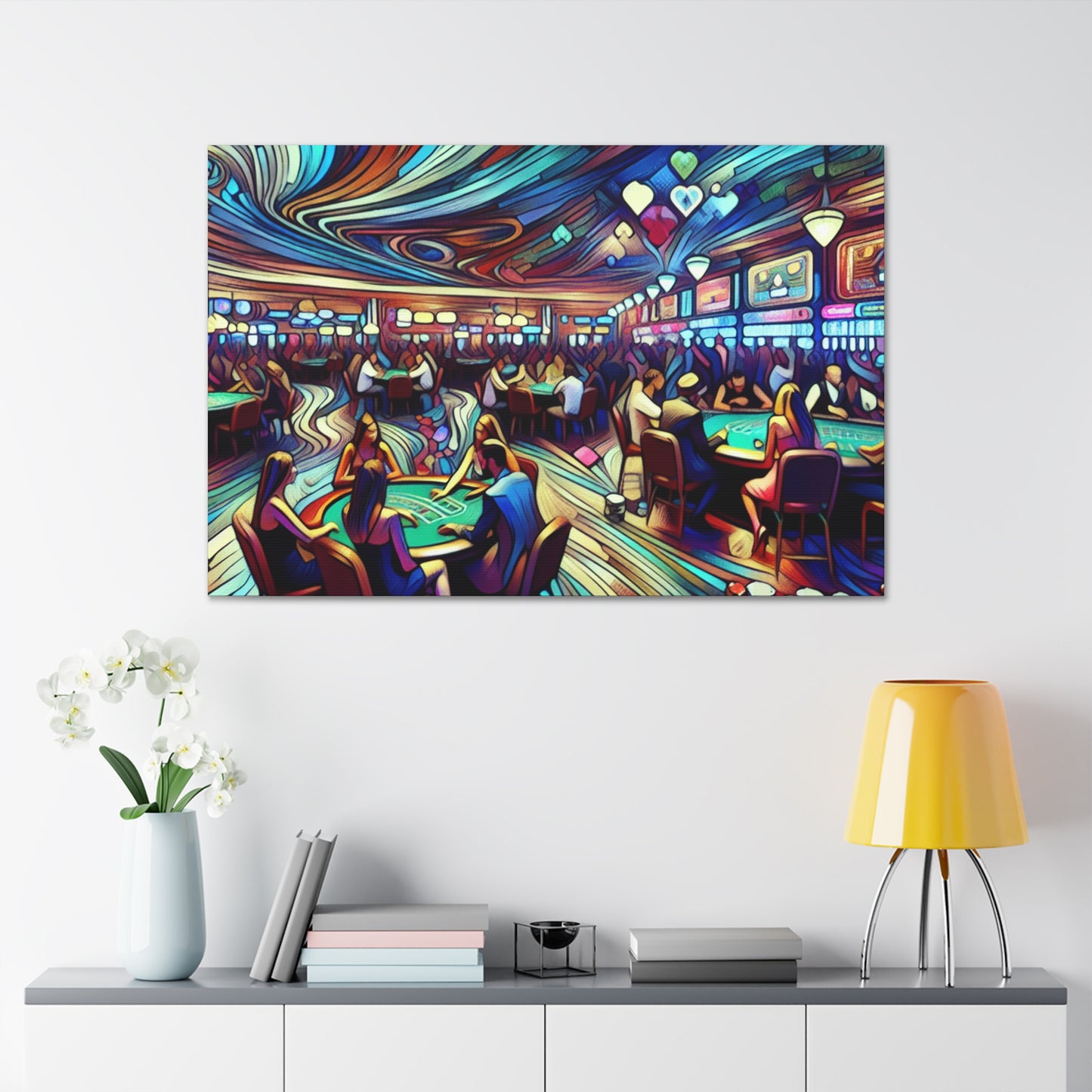 "Chaos at Casino" - Canvas