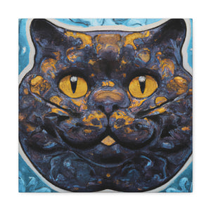 Curious British Shorthair - Canvas