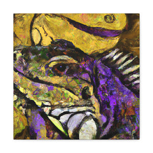 "Iguanas Amongst Chaos" - Canvas